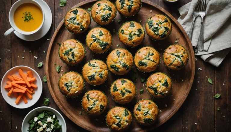 muffin aux légumes et fromage