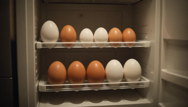 peut-on conserver les oeufs dans la porte du frigidaire