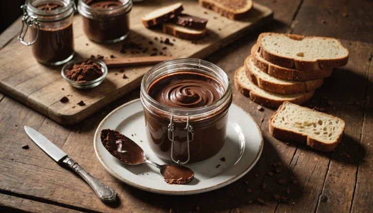 recette pâte à tartiner cacao en poudre sans noisette