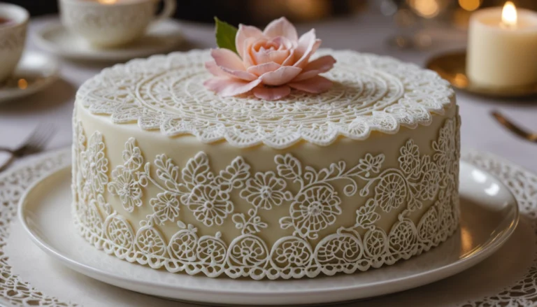 dentelle pour gateau