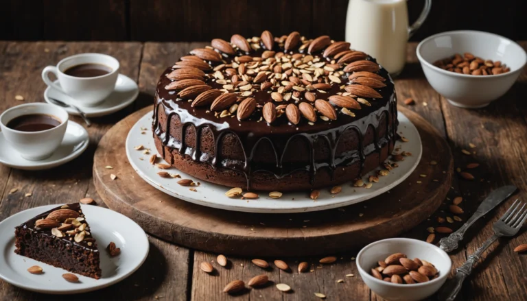 recette gateau lait d'amande chocolat