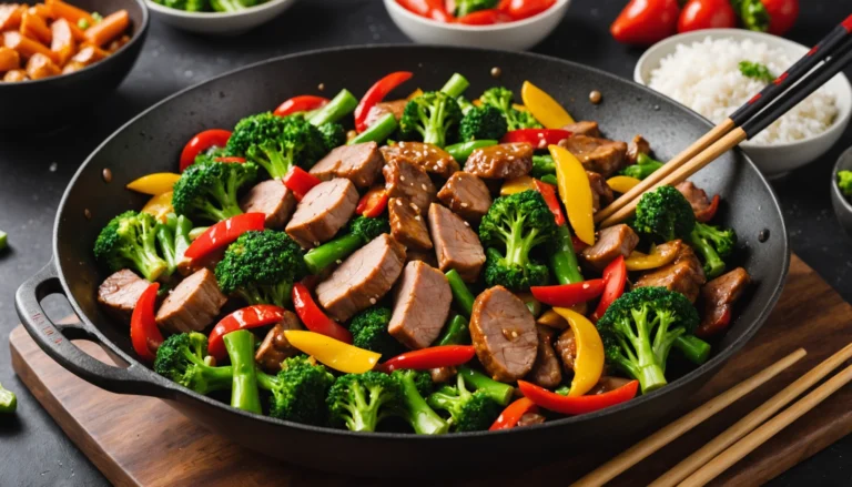 wok au porc