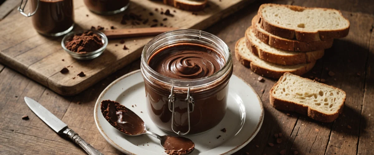 recette pâte à tartiner cacao en poudre sans noisette