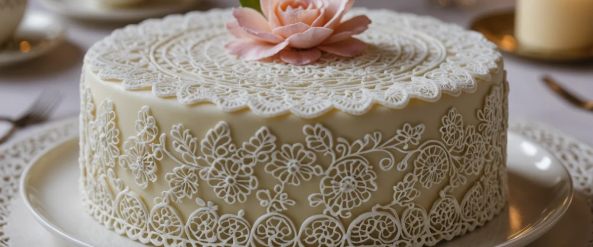 dentelle pour gateau