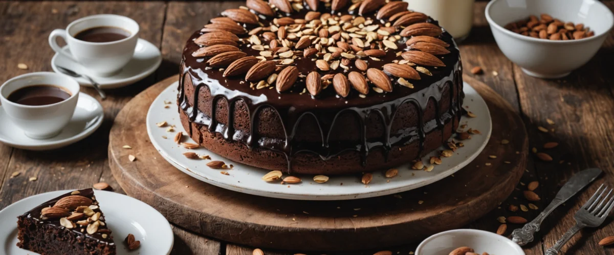 recette gateau lait d'amande chocolat