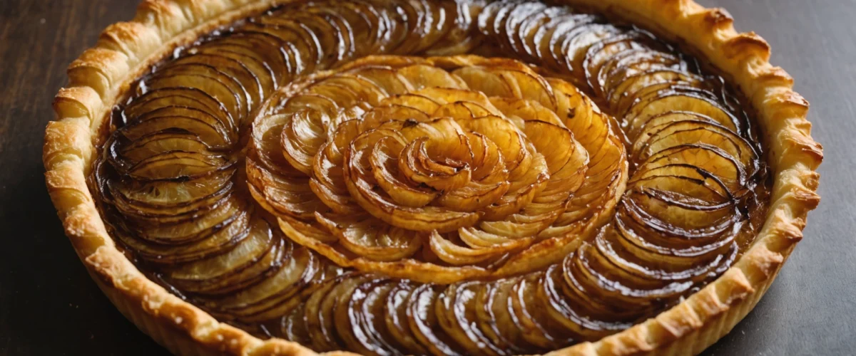 tarte aux oignons doux